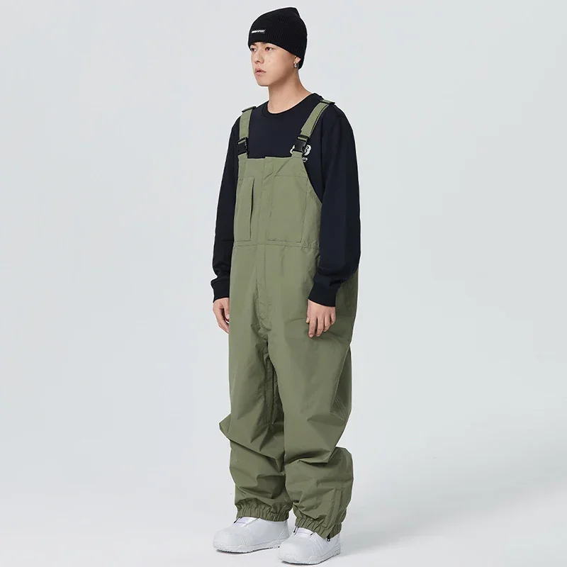 Новинка 2025 парные лыжные брюки зимние 3л ветрозащитные водонепроницаемые