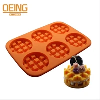 waffle silicone molds silicone cake mold baking pastry chocolate pudding mould diy muffin mousse biscuit decorating mold