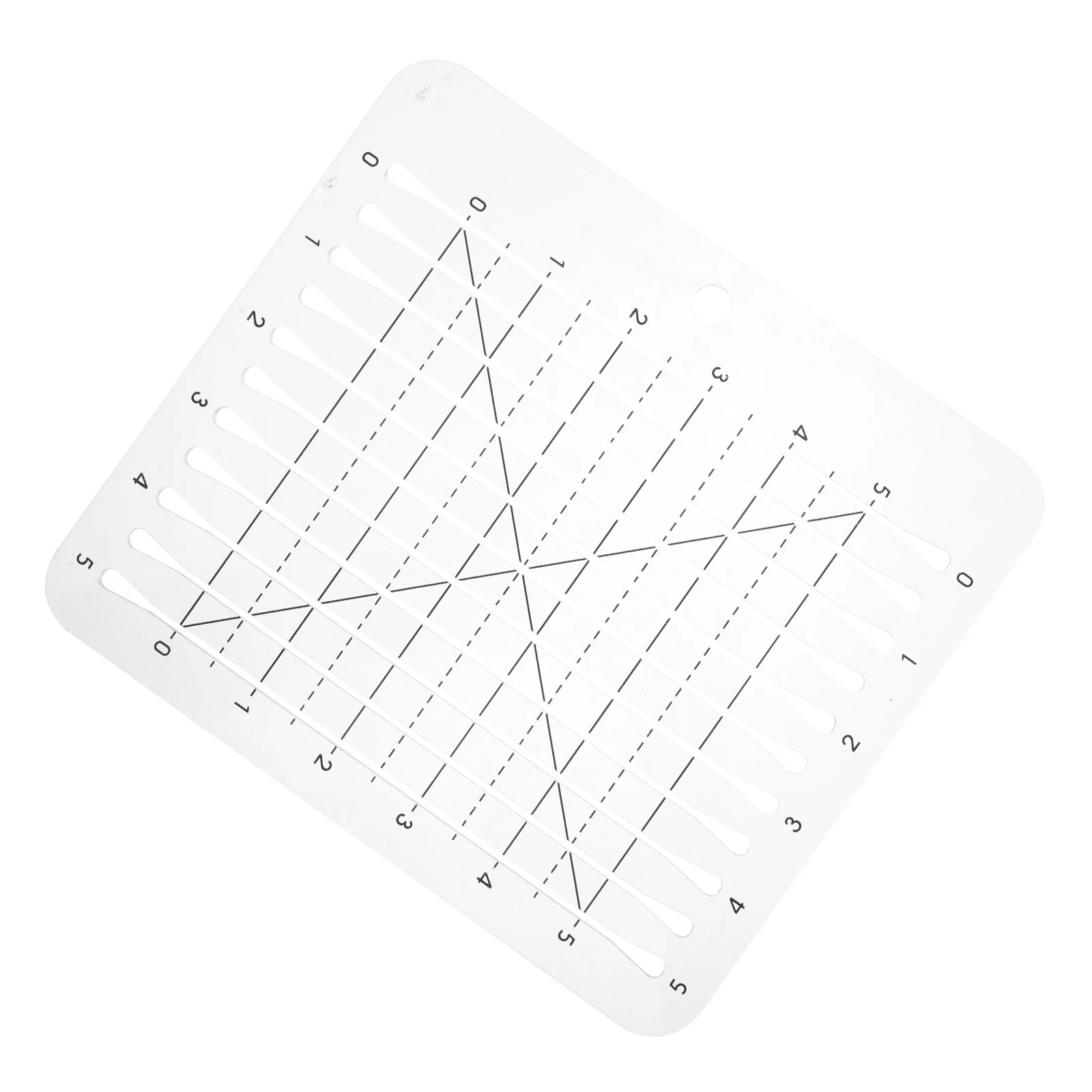 Линейка для лоскутного шитья прозрачная квадратная линейка резки акриловая