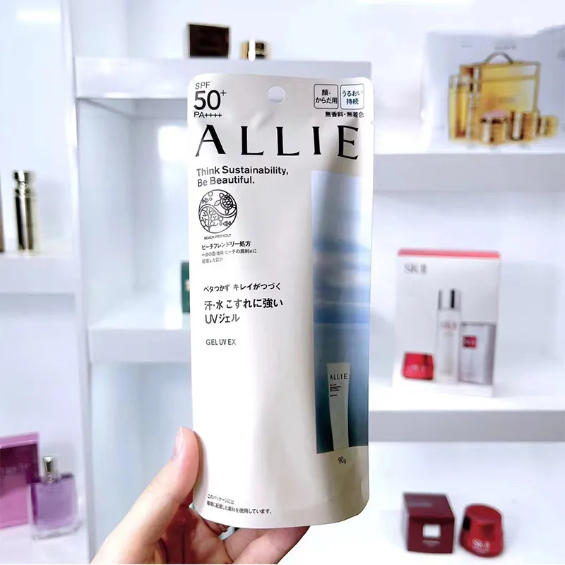 

90ml ALLIE Refreshing Sunscreen Sun Multi Protection SPF 50+ Protection Prevents Stain Freckle Anti-aging Sunscreen Lotion