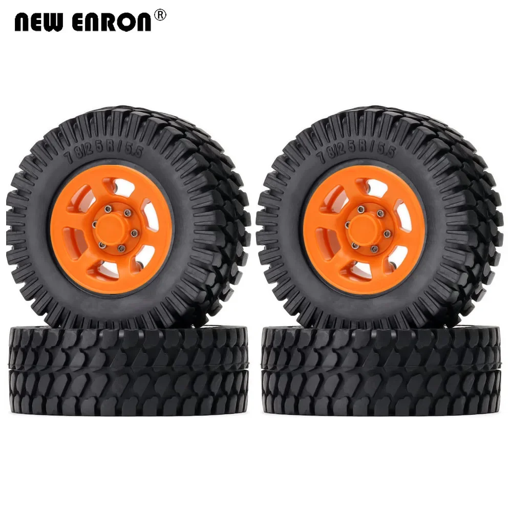 Новые пластиковые шины ENRON 1.55 дюймов колёсные Диски &amp 78 мм резиновые для