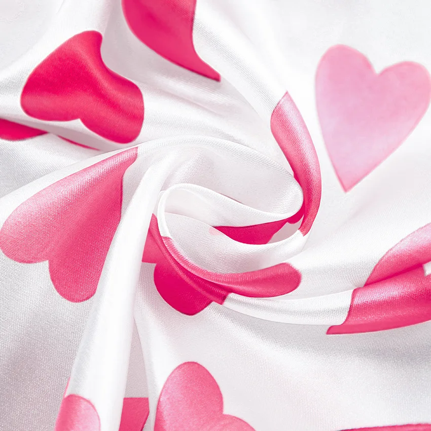 Marthaqiqi Printing Love Women Pajamas Sets Sexy Turn-Down Collar Nightwear Short Sleepwear Shorts Women'S Casual Summer Suits