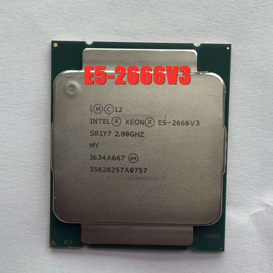 

Xeon E5 2666 V3 2.9GHz Ten-Core Twenty-Thread CPU E5-2666v3 processor 135W 25M LGA 2011-3 CPU E5 2666V3 For X99 Motherboard