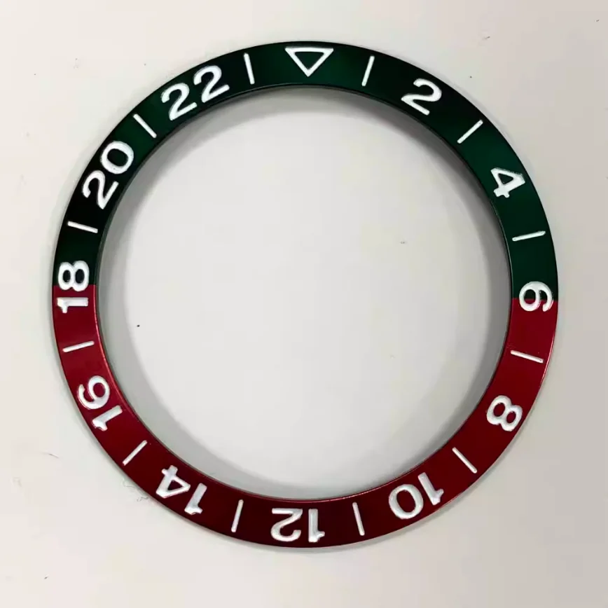 38mm Watch Bezel Insert Aluminum Bezel Insert 2-22 Font 38mm Outer Diameter 30.5mm Inner Diameter Fits 40mm Case Watch Bezel