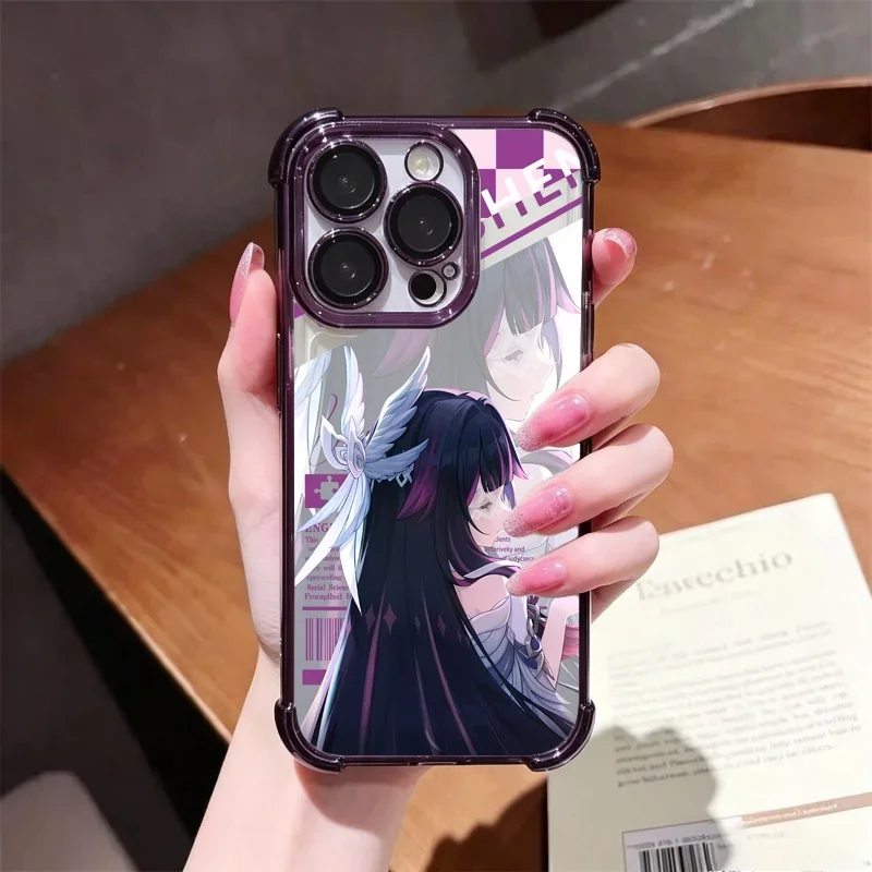 Фото Чехол для телефона Genshin Impact Flins для Huawei Honor 400 600 Pro Lite Magic 7Lite X9D X8C X8B X8A X9B X7A X9A X6A X7D, прозрачный №5