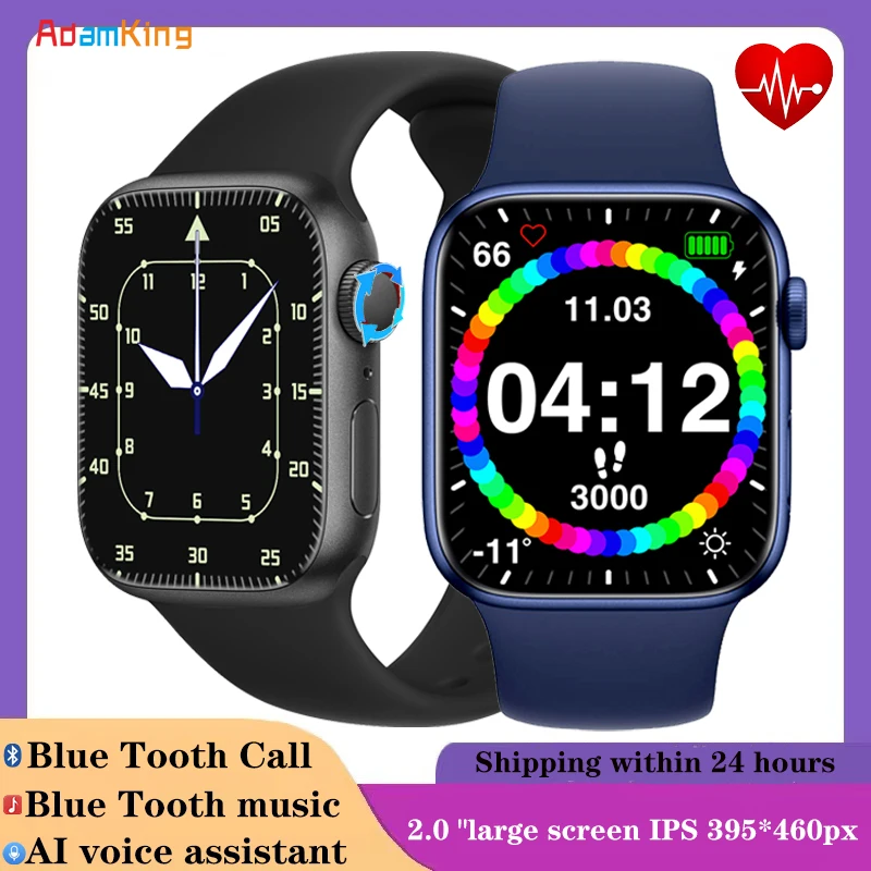 

New WS57 2.0 Inches Touch Screen Smart Watch Men Women Blue Tooth Call Message Reminder AI Voice Assistant Smartwatch PK W27Pro