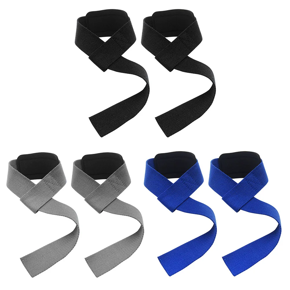 

2pcs Weight lifting Wrist Straps Fitness Bodybuilding Training Gym Lifting Straps with Non Slip Grip for Home Gym