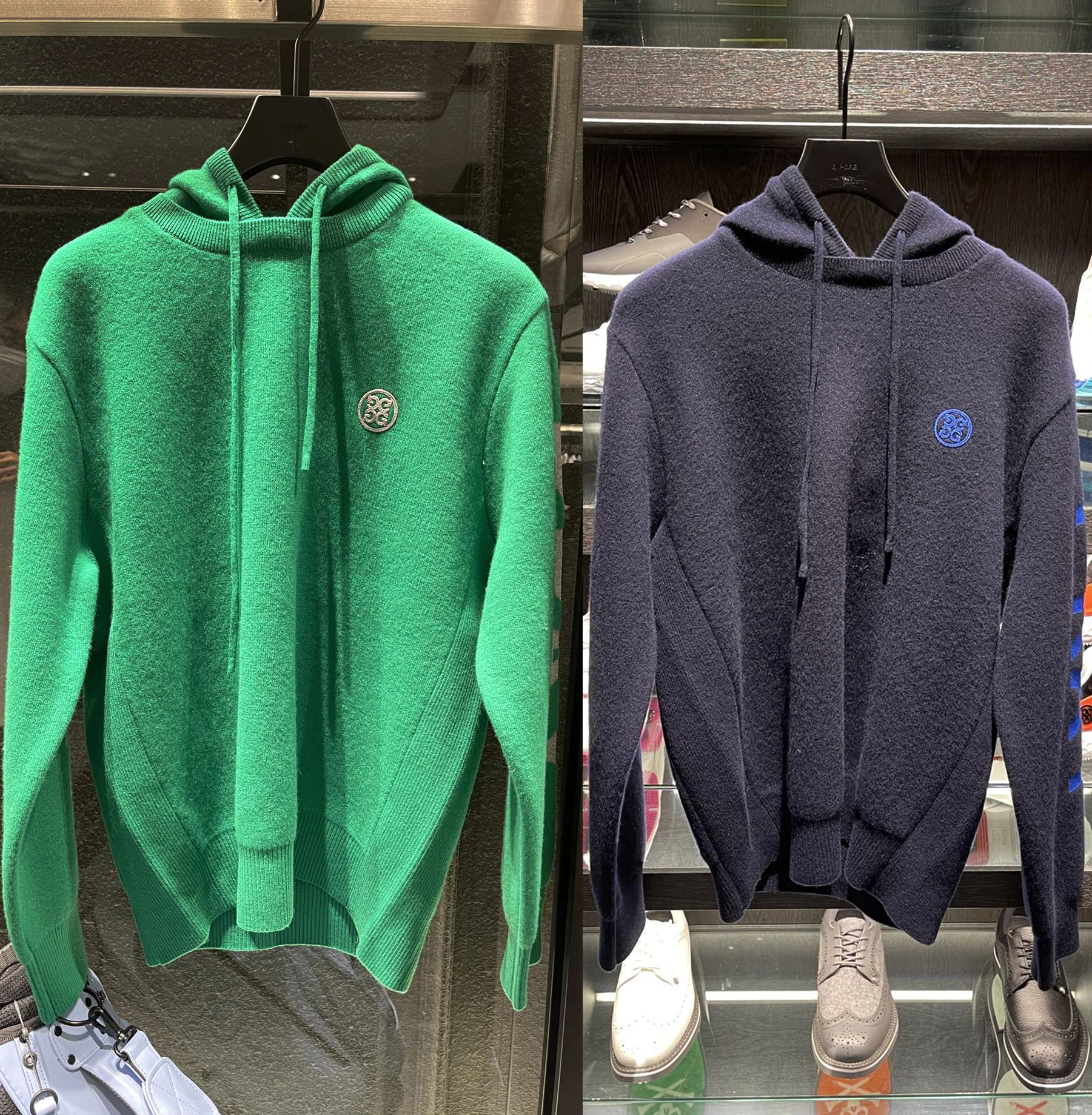 

Fashion Golf Sweater Shirts Full Winter Hoodie Keep Warm Hooded Sweater Men's Long Sleeves Outdoor Sports Golf Top