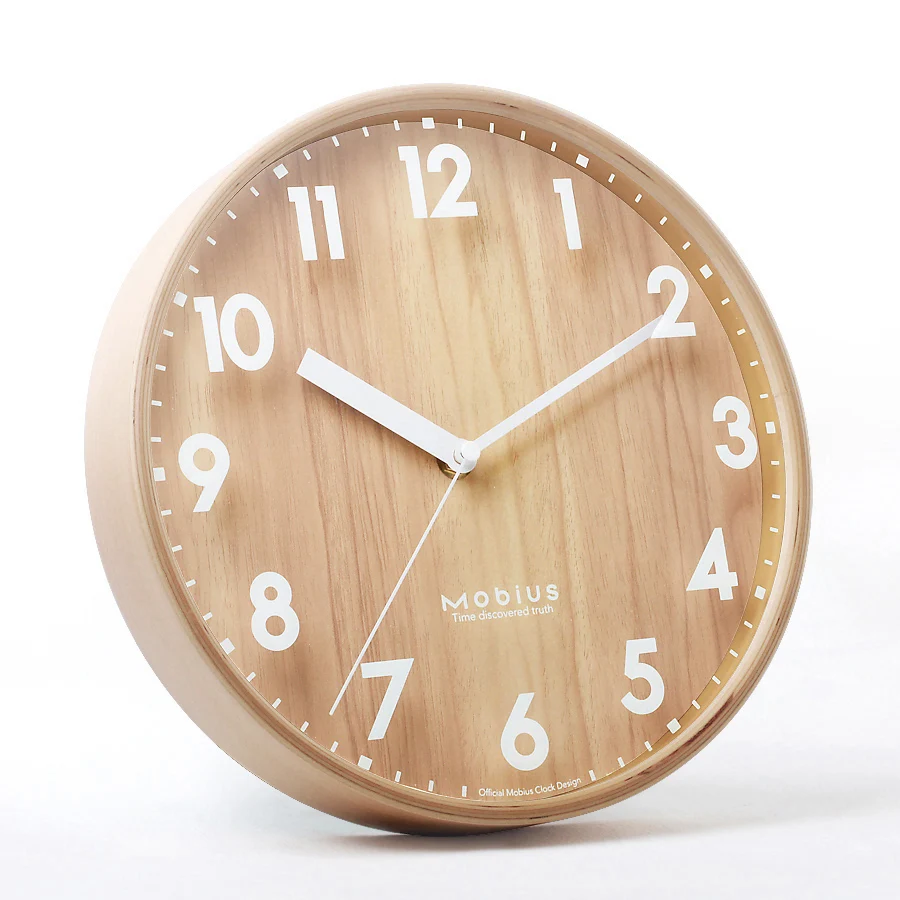 

Nordic Wood Wall Clock Wall Clocks Modern Design Kitchen Living Room Home Decoration Wooden Hanging Watch Silent Round 12 Inch