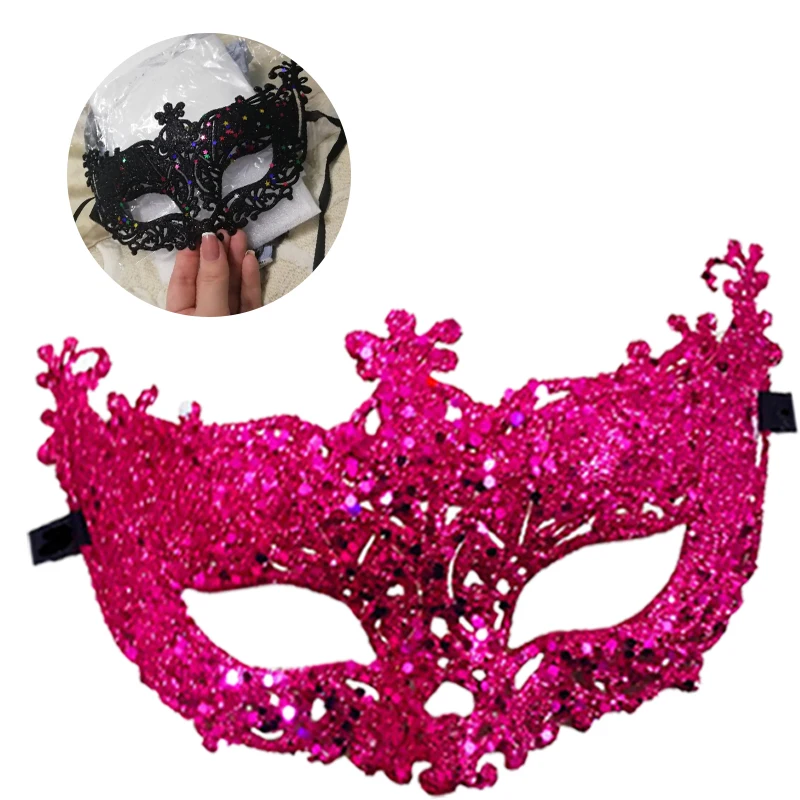 Фото Эротическая женская маска Eyemask венецианское перо сексуальная маска на Хэллоуин Маскарадная маска для свадьбы карнавала вечевечерние выступления фиолетовый костюм №2