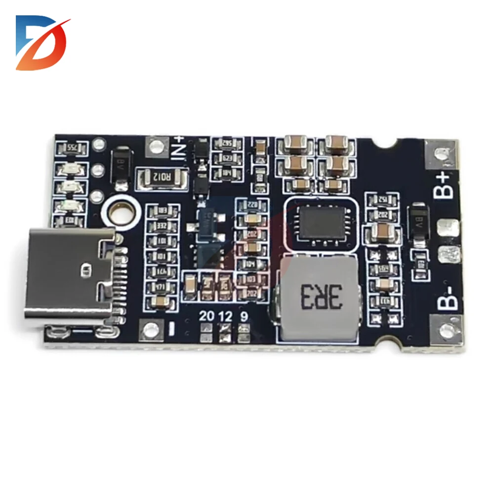 Фото 2S 3S 4S Type-C USB 4,5 В-15 В Step-Up Buck QC Модуль зарядного устройства для быстрой зарядки литиевой батареи 18650 с защитой от температуры №5