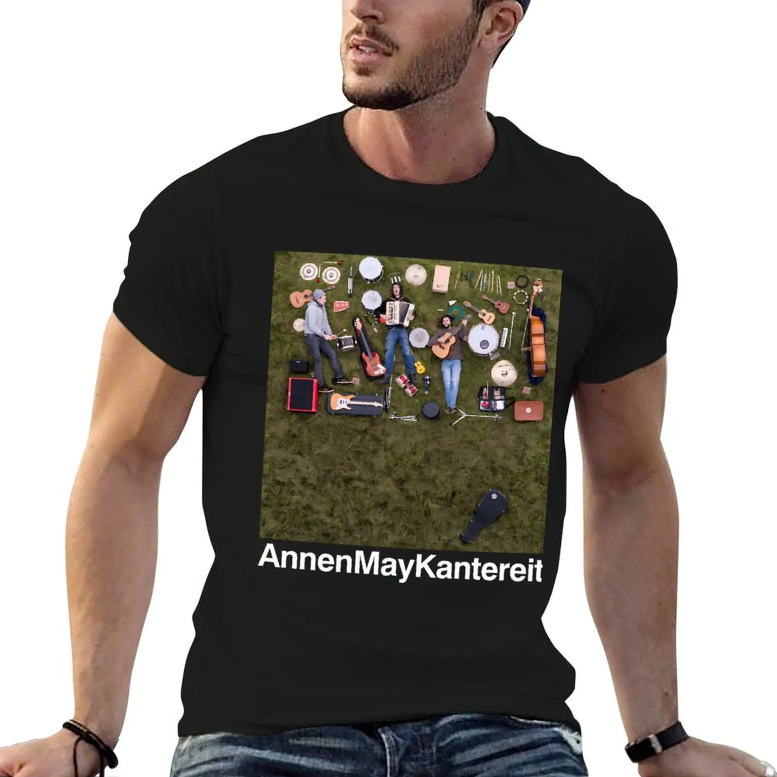 Фото Футболка ANNENMAYKANTEREIT BAND, повседневный легкий топ с короткими рукавами №1
