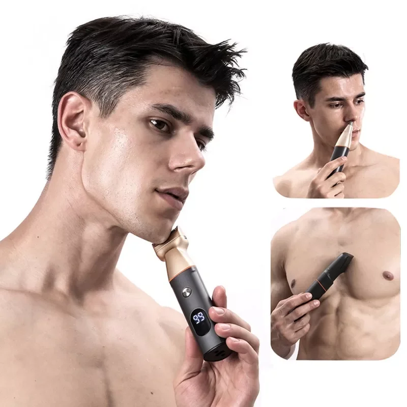 

Перезаряжаемые через USB Профессиональные парикмахерские бритвы NEW2023, триммер для удаления волос, аксессуары для бритья, модная моющаяся маш...