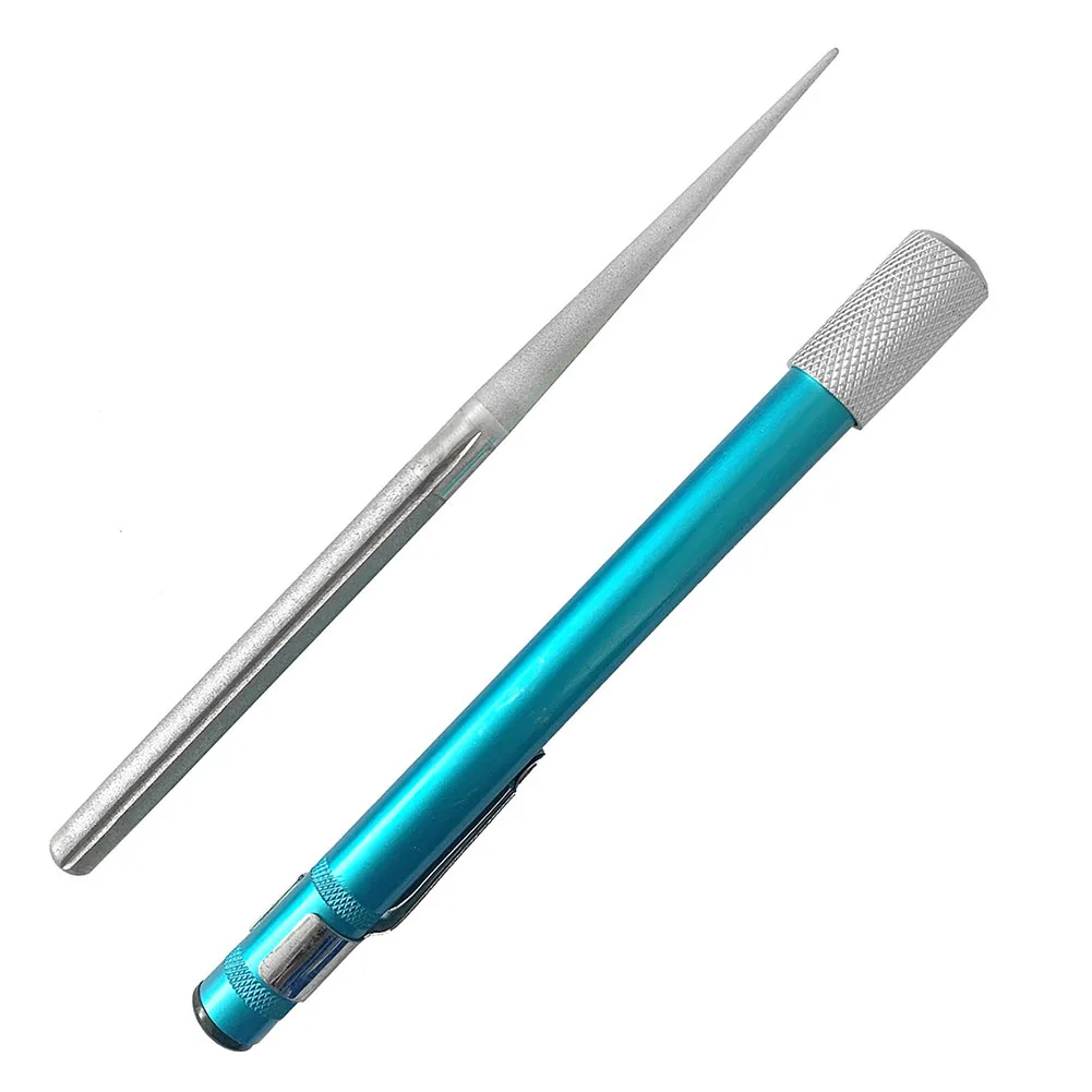 

Fishing Hook Sharpener Pen Sharpener High Quality Outdoor Tool Diamond Pen Shaped K Nife Sharpener Pocket EDC Tools Accessory