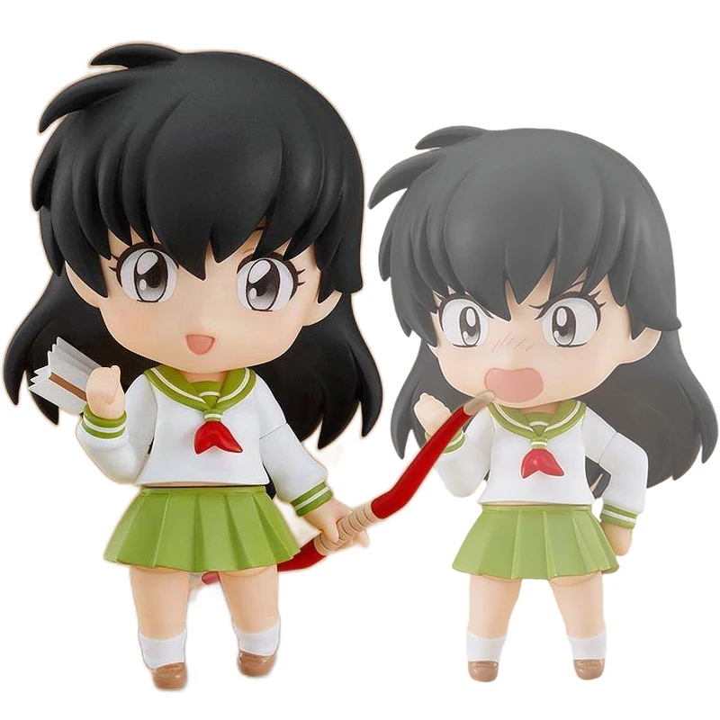 

100% Оригинальная кукла Nendoroid 1536 Inuyasha Higurashi Kagome с хорошей улыбкой Коллекционная модель игрушка 10 см