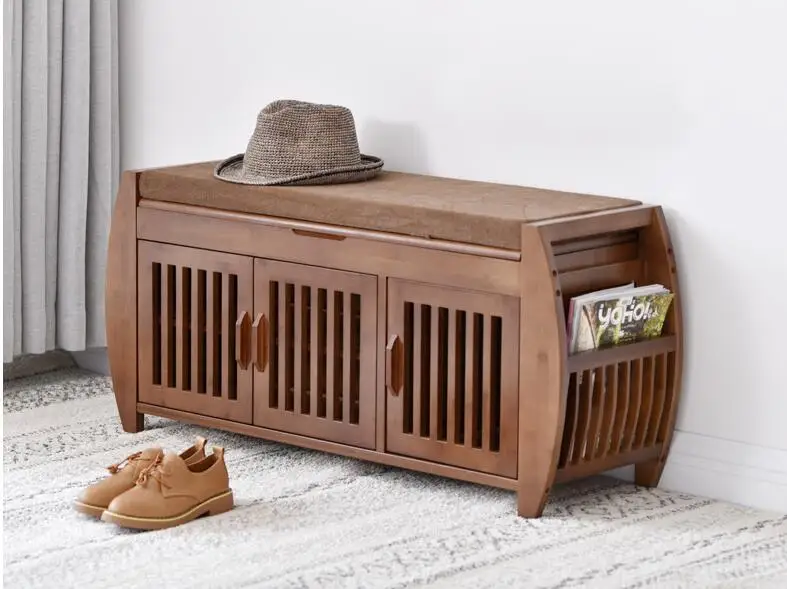 Современная бамбуковая полка для обуви органайзер прихожей бытовая хранения с