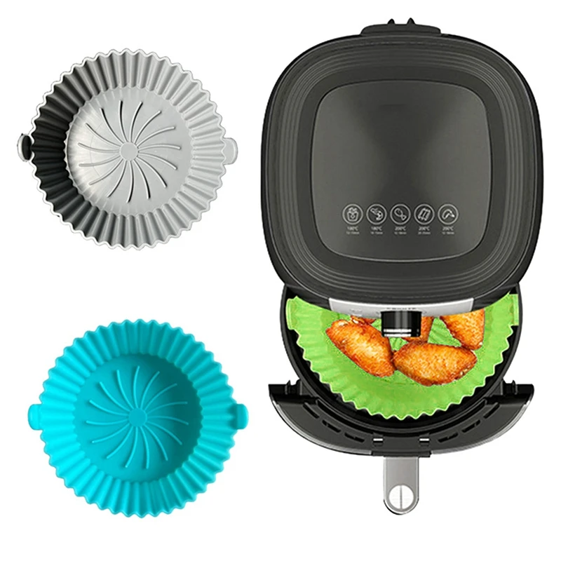 

Air Fryer Silicone Pot Air Fryer Pad Accessories Air Fryer Silicone Baking Pan