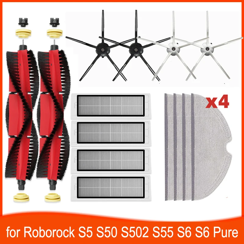 Hepa-фильтры для пылесоса Roborock S5 S50 S502 S55 S6 S6 Pure E4