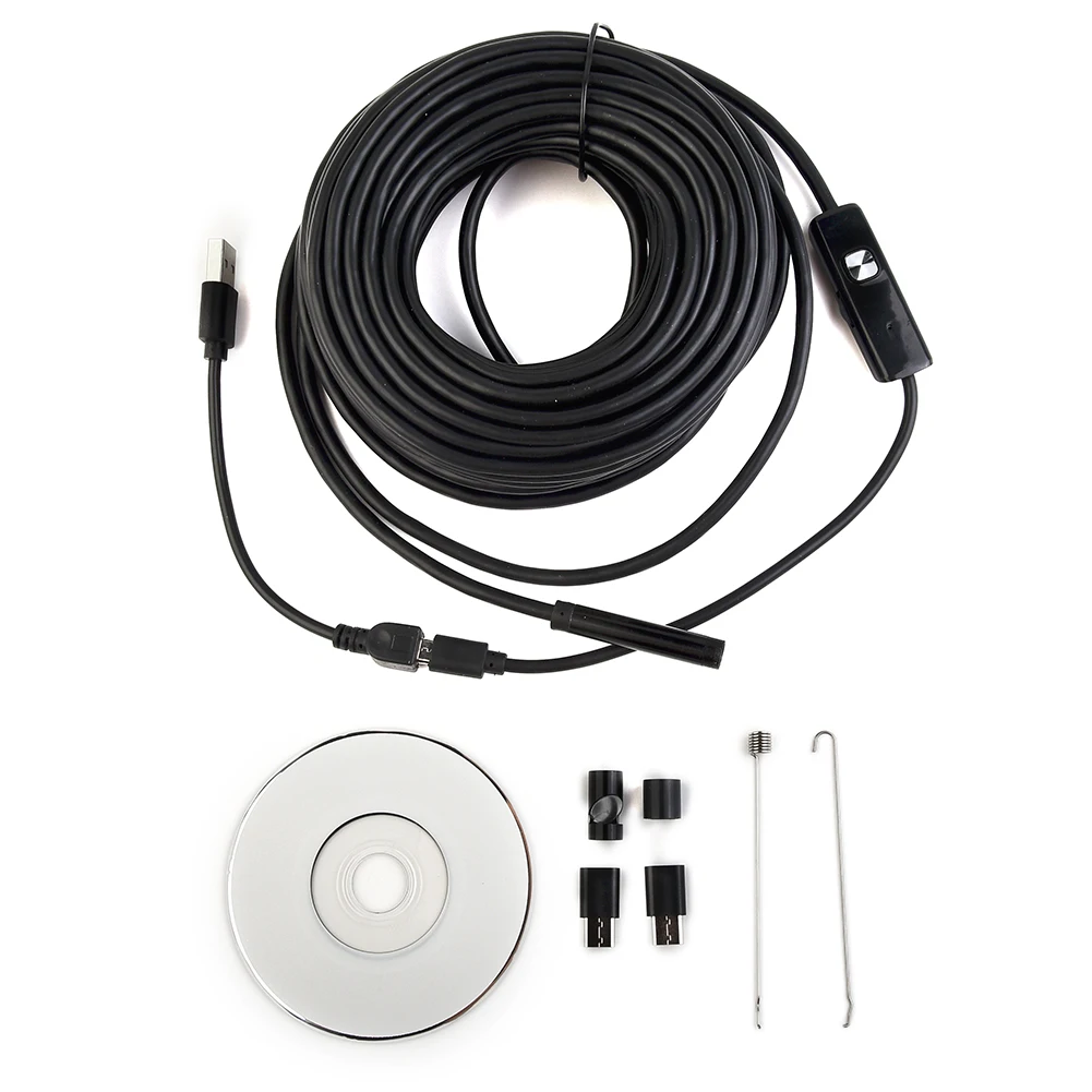 

YPC-001-15M 15m/50 6LED Lights 15000mm Pipe Inspection Camera Endoscope Video USB Endoscope Sewer Drain Cleaner Waterproof