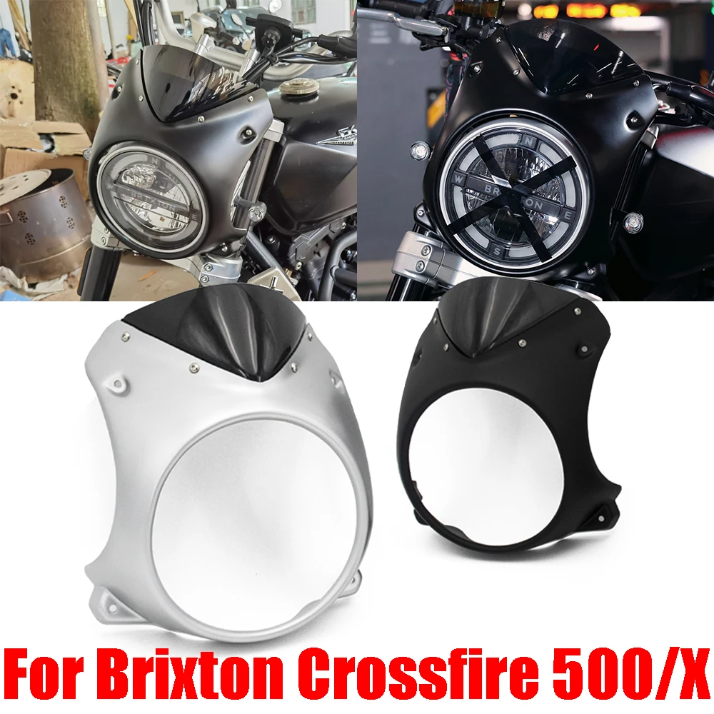 

For Brixton Crossfire 500 X 500X Motorcycle Headlight Fairing Protector Windscreen Windshield Cover Guard Deflector Accessories