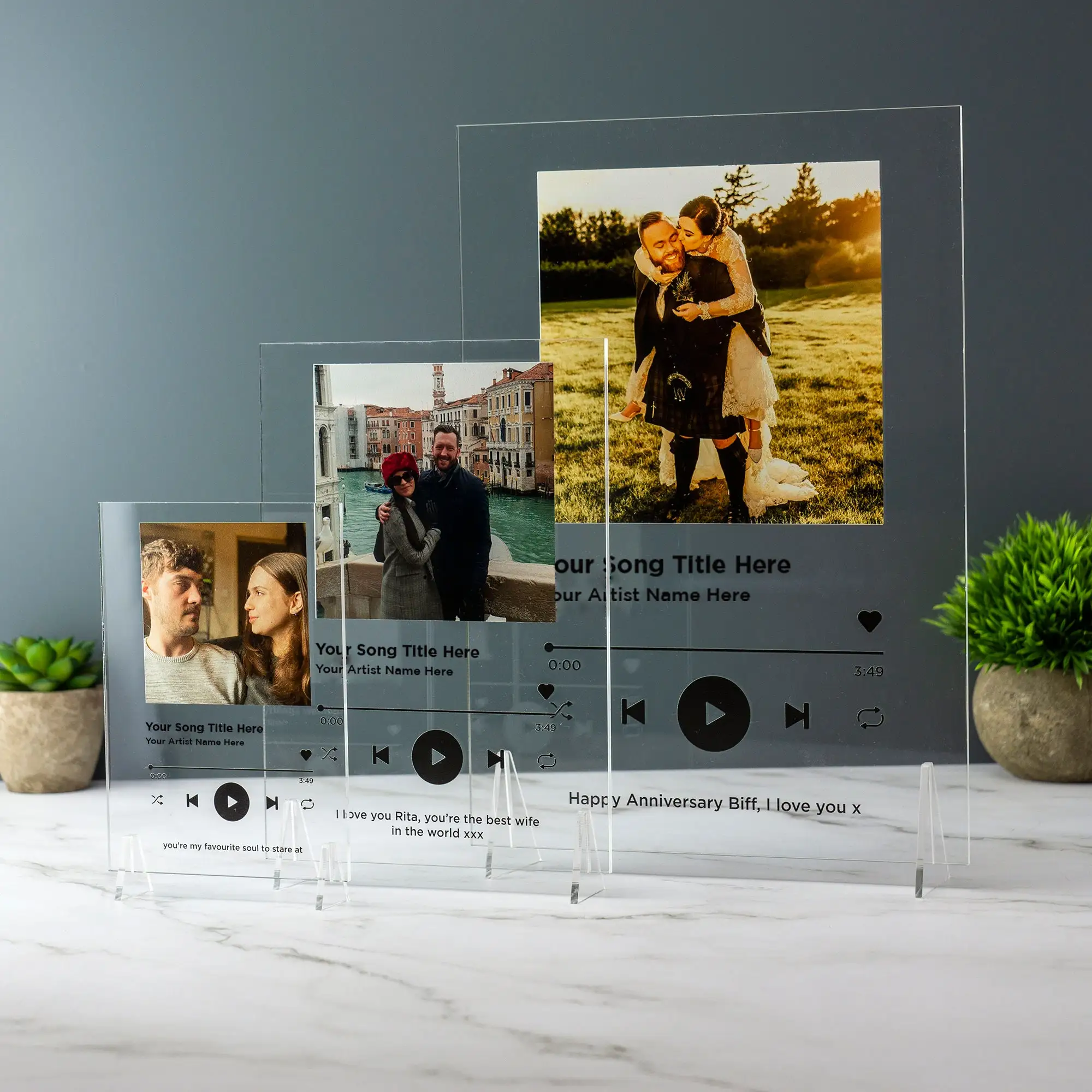 1 шт. Gepersonaliseerde Xoplaquette metcatoriard Vissaldelegum afspeellijst Wetter foto/liedje foto Viss cadeau