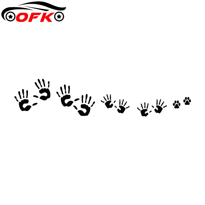 

Car Stickers Decor Motorcycle Decals Five Happy Family Decorative Accessories Creative Sunscreen Waterproof PVC,6cmx30cm