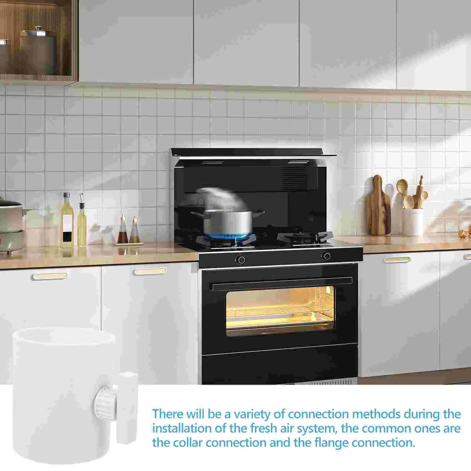 Вытяжной вентилятор вентиляционная заслонка клапан управления вытяжкой