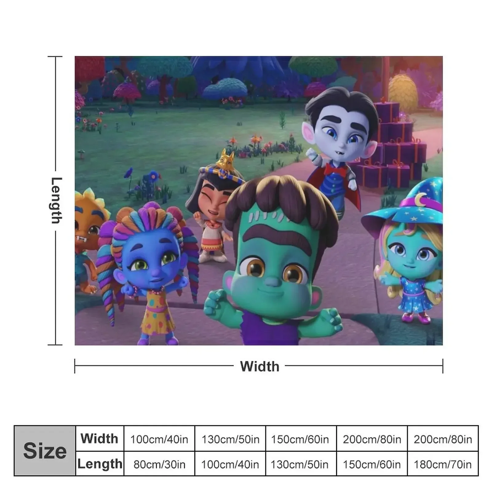 Забавный супер мини-подарок монстреров для фанатов подарок монстре детей плед