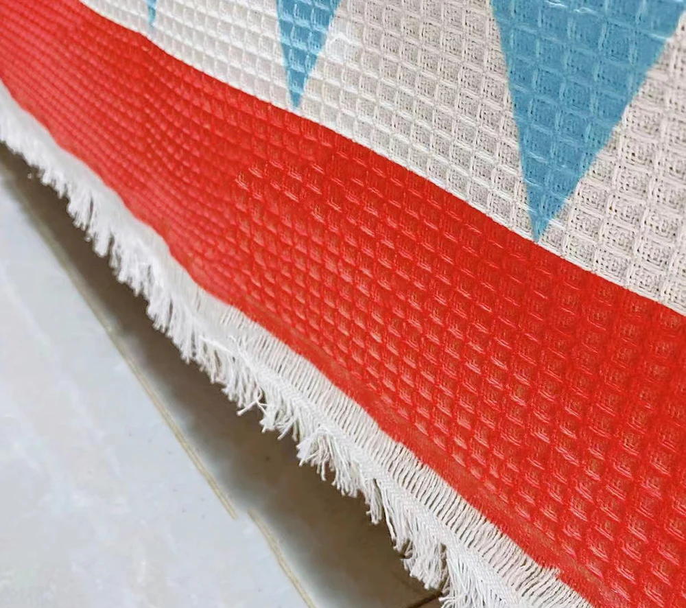 Чехол на диван и стул с сердечным узором тканое одеяло для пикника путешествий