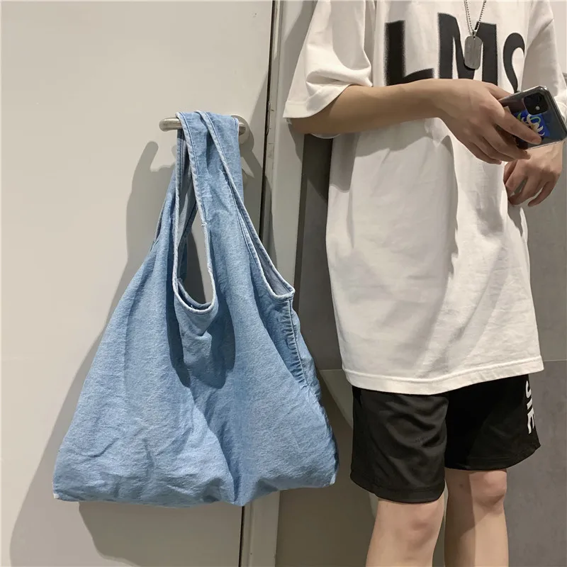 

Джинсовая сумка-тоут для женщин, новинка 2022, Повседневная сумка через плечо, джинсовые сумки, женские сумки, джинсовая сумка