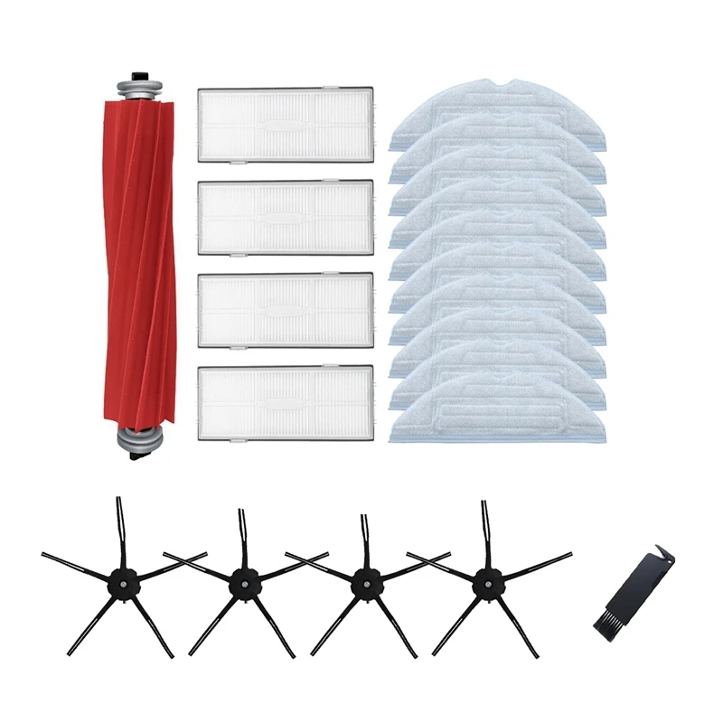 

20 Pcs Replacement Main Brush Mop Hepa Filter Side Brush For Xiaomi Roborock S7 T7 T7S Plus Vacuum Cleaner Spare Parts