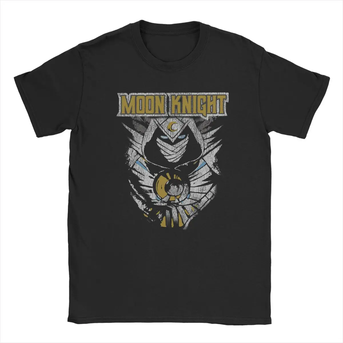 

Men's Moon Knight Vintage Marvel T Shirts 100% Cotton Tops Casual Short Sleeve Round Neck Tees Summer T-Shirts