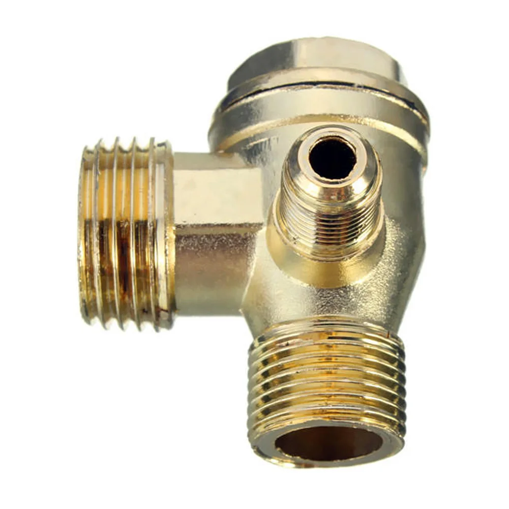 

Threaded Check Valve DIY Connector Home Accessories Male Brass Tool Air Compressor