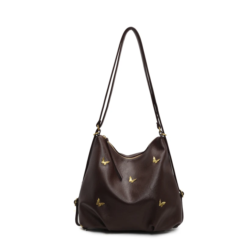 Модные Прошитые нитки внутренние сумки на молнии с карманами плечо из