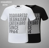 2022 new classic dsquared2 fashion trend advanced printing short sleeve harajuku graphic t shirts men clothing