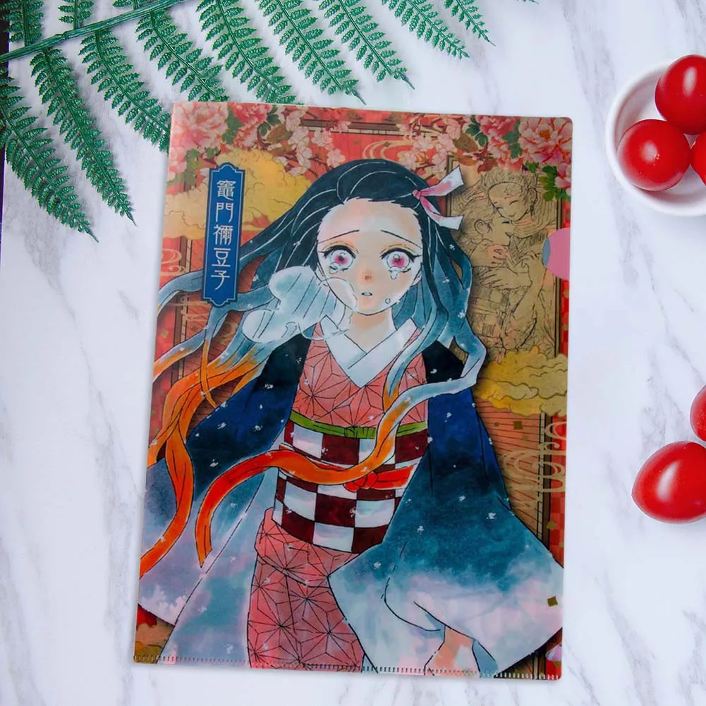 Папка-органайзер А4 для документов с аниме Demon Slayer Kimetsu No Yaiba принадлежности школы