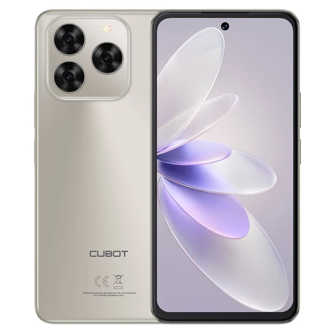 Смартфон Cubot Note 60, Android 15, 7, 2-дюймовый дисплей с частотой обновления 120 Гц, восьмиядерный процессор, 16 ГБ (6 + 10 ГБ) ОЗУ, 128 ГБ ПЗУ, 48-мегапиксельная камера, аккумулятор емкостью 7000 мАч