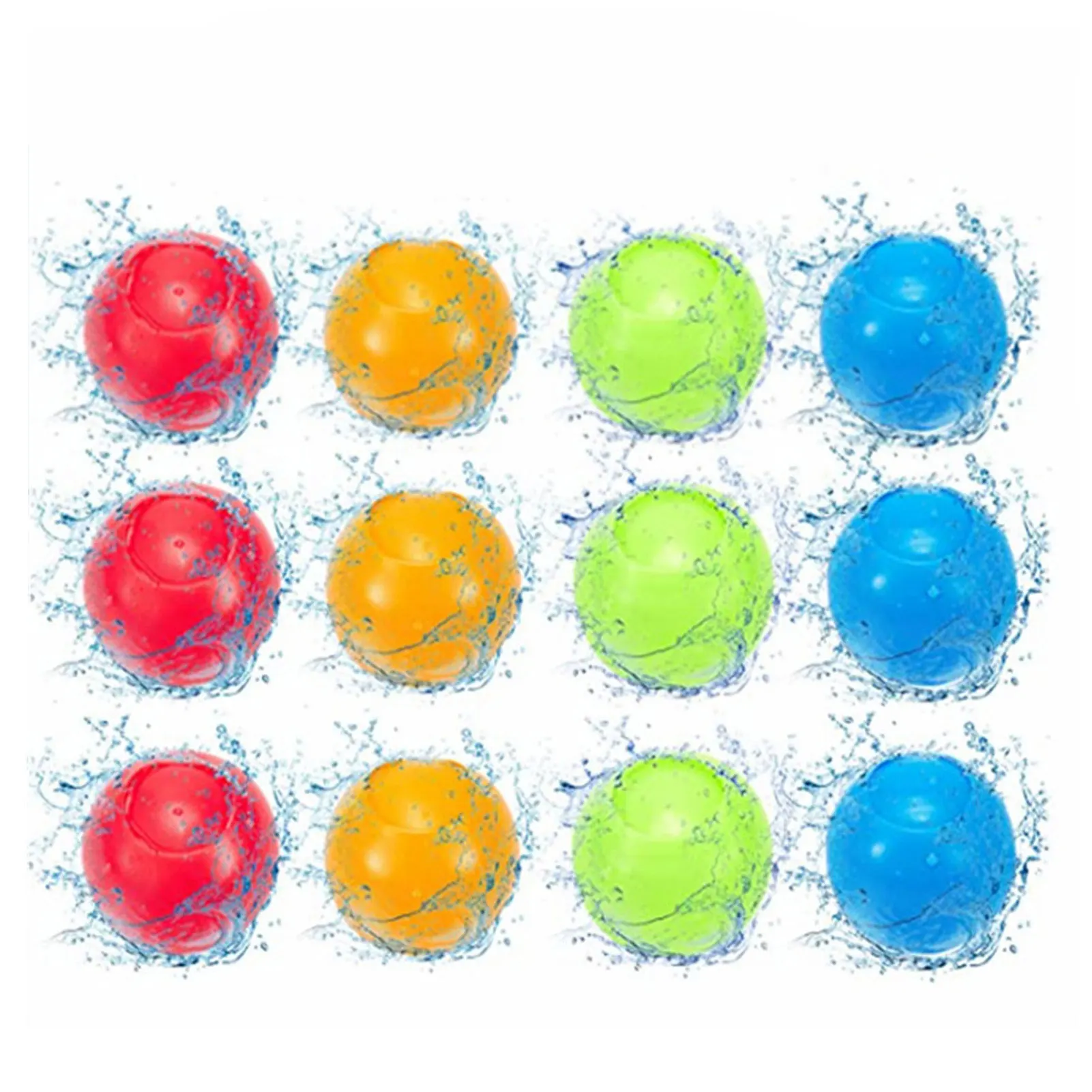 

Reusable Water Balloons Silicone WaterBombs Splash Balls Water Polo Toy Water Fighting Ball For Beach Pool Outdoor Games