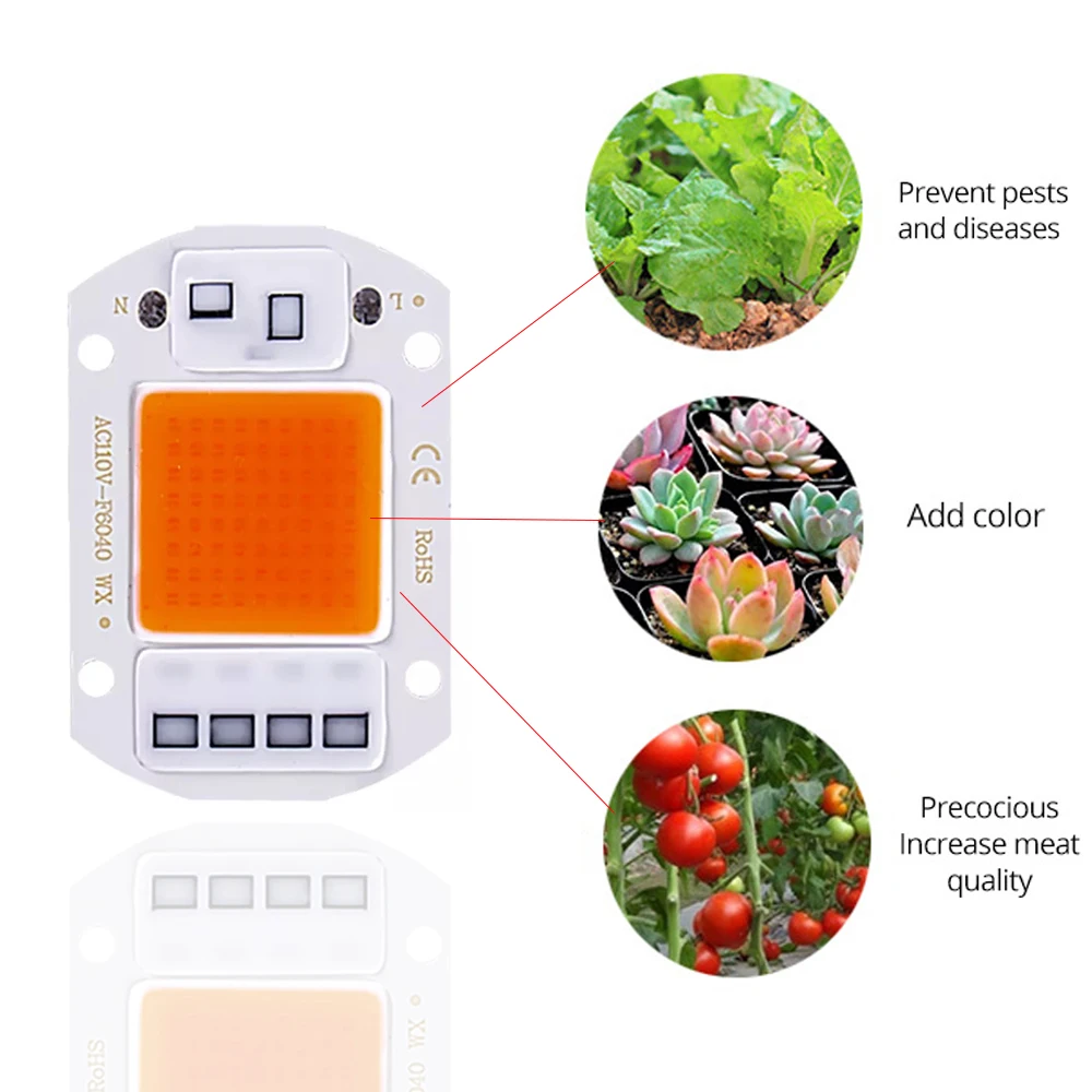LED COB-чип светодиодный чип полного спектра для выращивания растений умный IC-чип