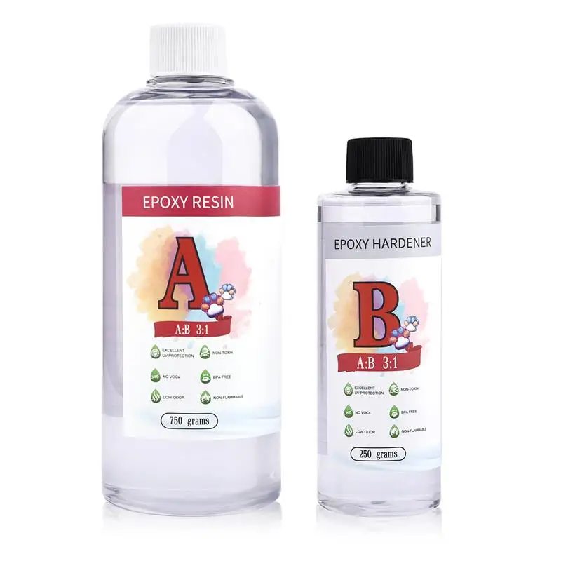 

High Definition Clear 3:1 AB Resin Epoxy Glue High Adhesive Hardener Crystal For DIY Resin Jewelry Making Accessories Gum