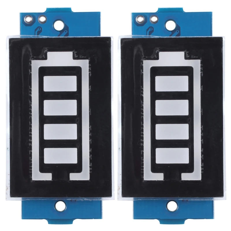 

2X 3S Series Lithium Battery Capacity Indicator Module Blue Display 12.6 Battery Power Tester Li-Po Li-Ion