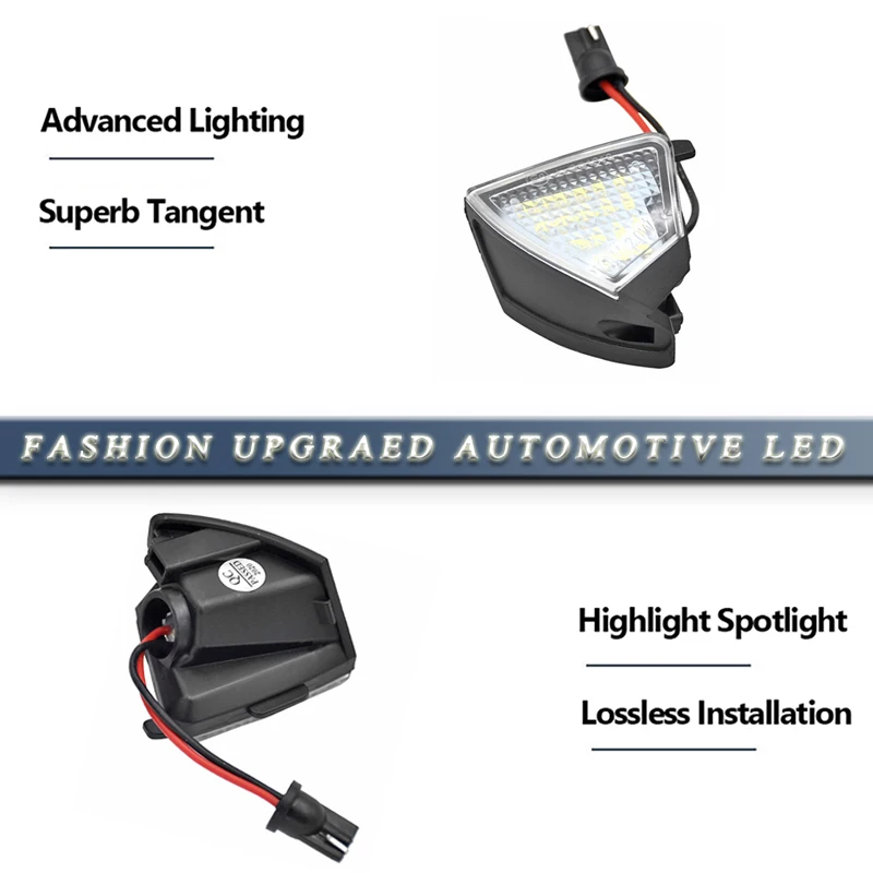 2 шт. фонари для зеркала заднего вида лужайки Лампы Canbus VW Sharan Eos Golf 5 Plus вариант Rabbit