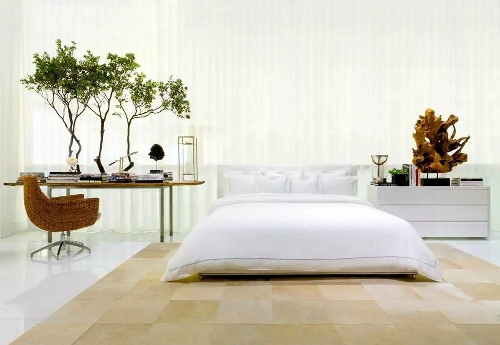 Роскошный кремовый ковер из коровьей шкуры для виллы современный гостиной