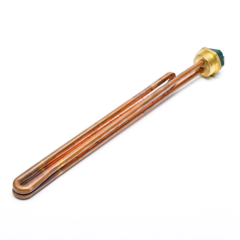 

2 Piece DN32 1 1/4 Inch Regulator Heating Electric Heat Pipe Copper Heating Tube Electric Heat Pipe EU Plug