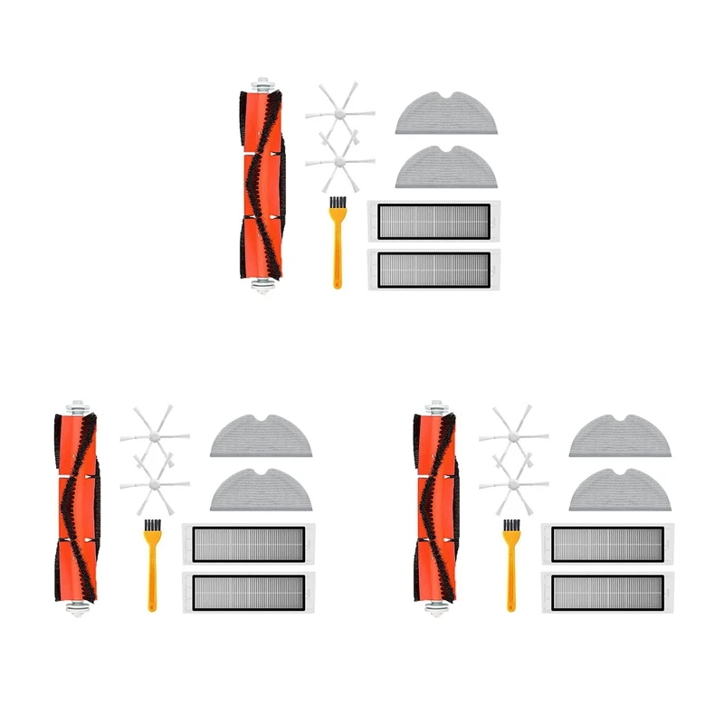 

Насадка на швабру для робота-пылесоса Xiaomi Mi 2 STYTJ03ZHM, фильтр с тканью для швабры, запчасти для робота-пылесоса Mijia с основной боковой щеткой