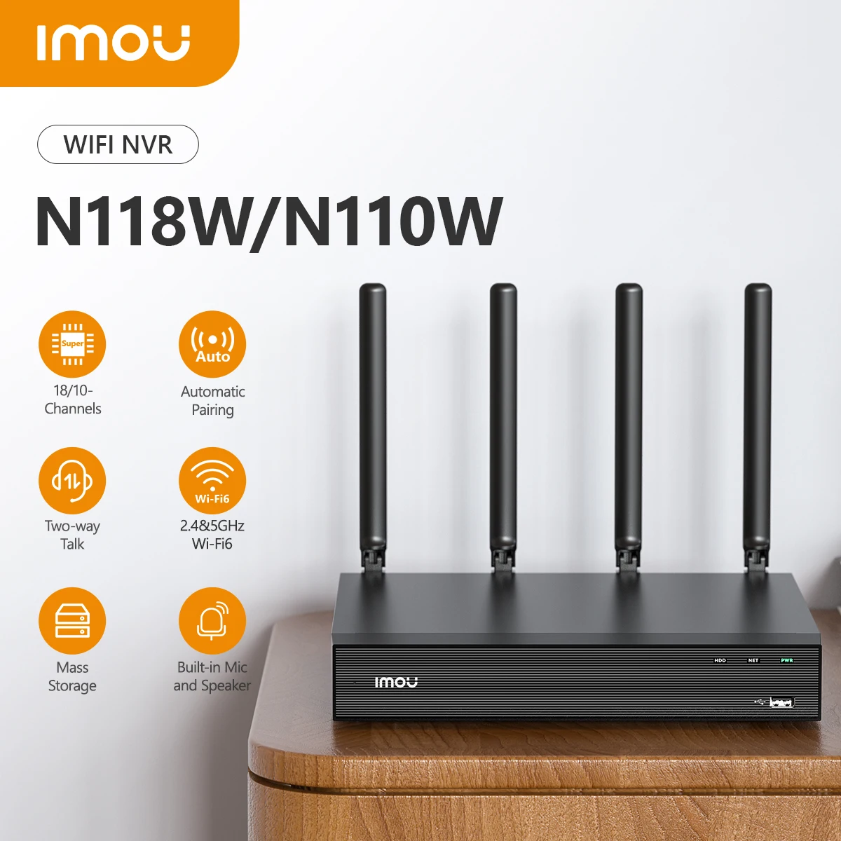 

IMOU Wi-Fi NVR 10/18 каналов