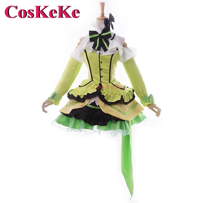 CosKeKe Hoshizora Rin Косплей Аниме LoveLive Костюм Кира Sensation Прекрасный Поющий Хэллоуин