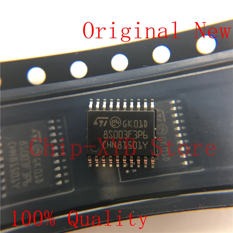 1 шт. STM8S003F3P6 STM32G030F6P6TR 8S003F3P6 STM8S8S003F3P6R TSSOP-20 IC MCU 8BIT 8KB FLASH 20tssop 100% новый оригинал