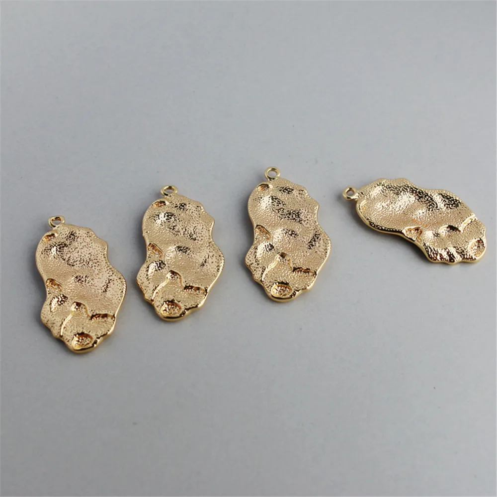 

14K copper clad gold color preserving thick geometric natural style 14*25mm pendant DIY jewelry accessories pendant