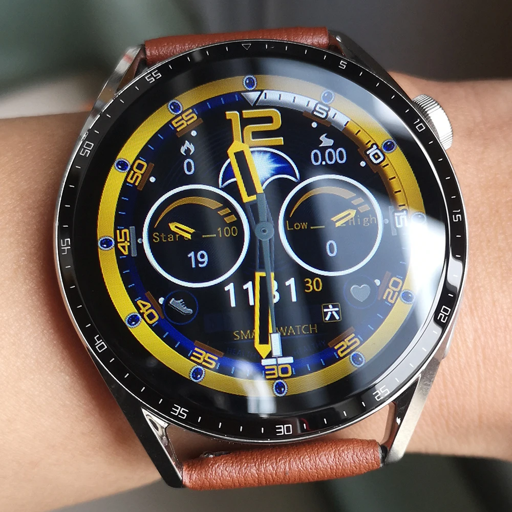 Умные часы для Xiaomi Watch GT3 Pro мужские Смарт-часы с Android Bluetooth-вызовом водозащитой | Отзывы и видеообзор